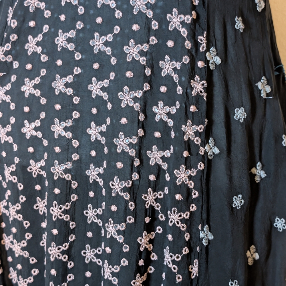 Johnny Was "Clarabelle" Embroidered Eyelet Maxi Dress - Picture 7 of 10